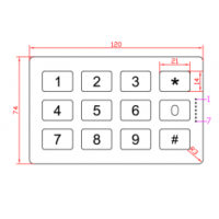 戶外充電樁鍵盤，不銹鋼按鍵和鍵盤的生產廠家，自助售貨機鍵盤
