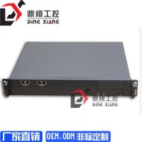 1.5U防火墻機箱超短1U半軟路由機箱4個網口防火墻機箱網關路由器機箱