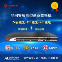 遐域24百兆光2千兆光4千兆電光纖SFP網管型/非網管智能型交換機